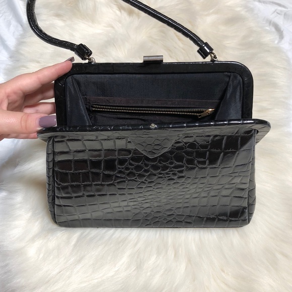 Vintage Mid Century Supreme Leather Handbag Purse - Picture 7 of 12